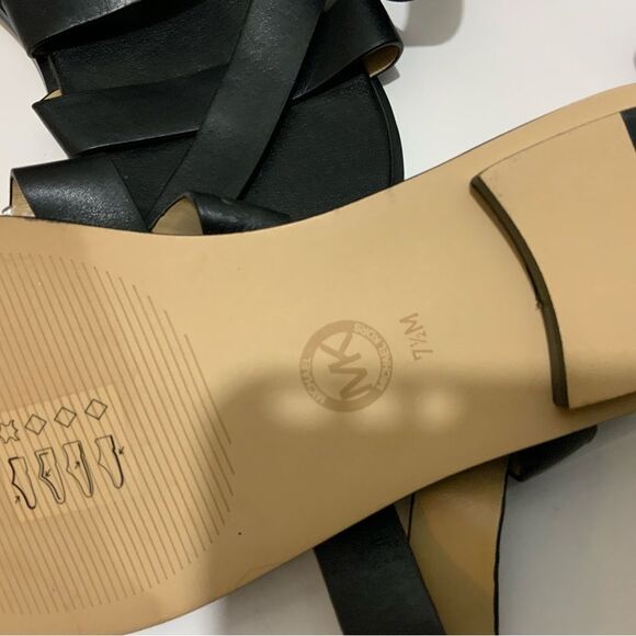 Michael Kors Darby Gladiator Sandals black 7.5 M - Picture 9 of 11